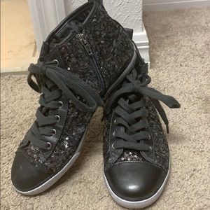 Bedazzled Guess sneakers size 7 1/2 women’s